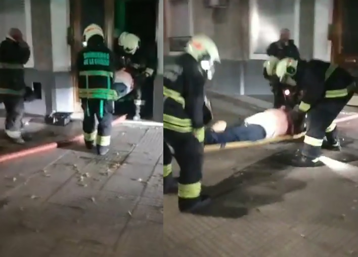 Vélez Sarsfield: rescataron y hospitalizaron a un hombre que había quedado atrapado en un incendio