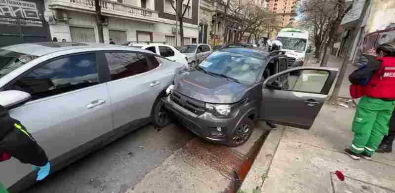 Abasto: tres hospitalizados tras un choque de tres autos en Gallo y Corrientes