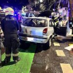 Un conductor borracho condujo 10 cuadras de contramano por la ciclovía de Corrientes y embistió una camioneta