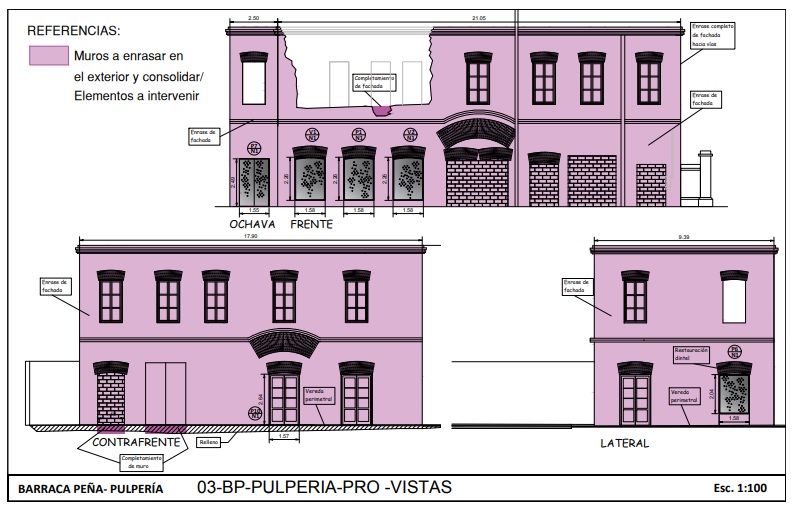 Barraca Peña: restaurarán la ex pulpería El Triunfo de 1860