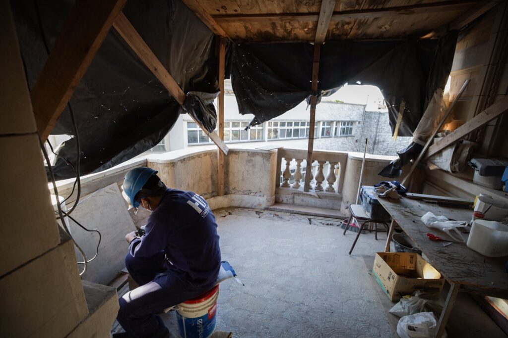 Villa Devoto: avanza la puesta en valor del Palacio Ceci