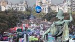 Balvanera: marcha universitaria y por el Garrahan frente al Congreso durante la sesión de Diputados