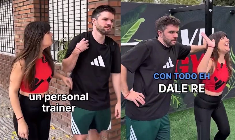 Ceci Hace y Nahuel Ivorra, la exitosa dupla de humoristas que filma en Saavedra
