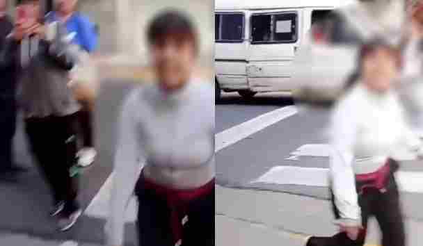 Operativos contra vendedores callejeros de Once: tensión y agresión a una integrante de BVBA