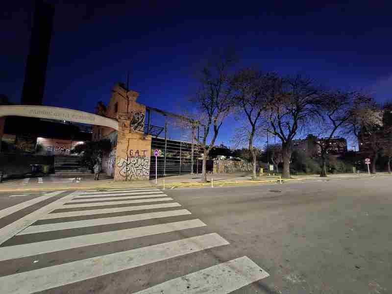 Restablecieron la iluminación en el Parque de la Estación
