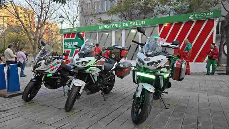 Inaugurada la base del SAME en la Plaza Manzana 66 de Balvanera: dos ambulancias las 24 horas