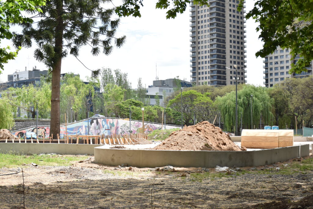 Puerto Madero: continúa la puesta en valor en el Parque Mujeres Argentinas