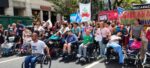 Marcha de familias y trabajadores al Ministerio de Salud por la Ley de Emergencia en Discapacidad