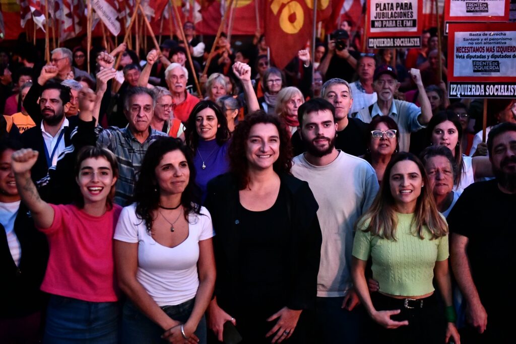 Palermo: el FIT cierra la campaña frente a la Embajada de Estados Unidos