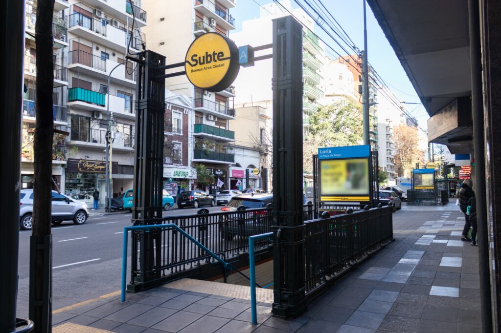 La estación Loria de la Línea A de subtes permanecerá cerrada por al menos tres meses debido a obras
