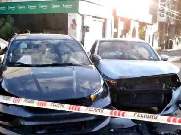 Un trasladado al Hospital Ramos Mejía de Balvanera tras un choque en Jujuy y Juan de Garay