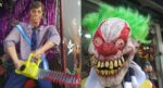 Globos, brujas, calaveras y Javier Milei: con mucha concurrencia, los cotillones de Once celebran Halloween