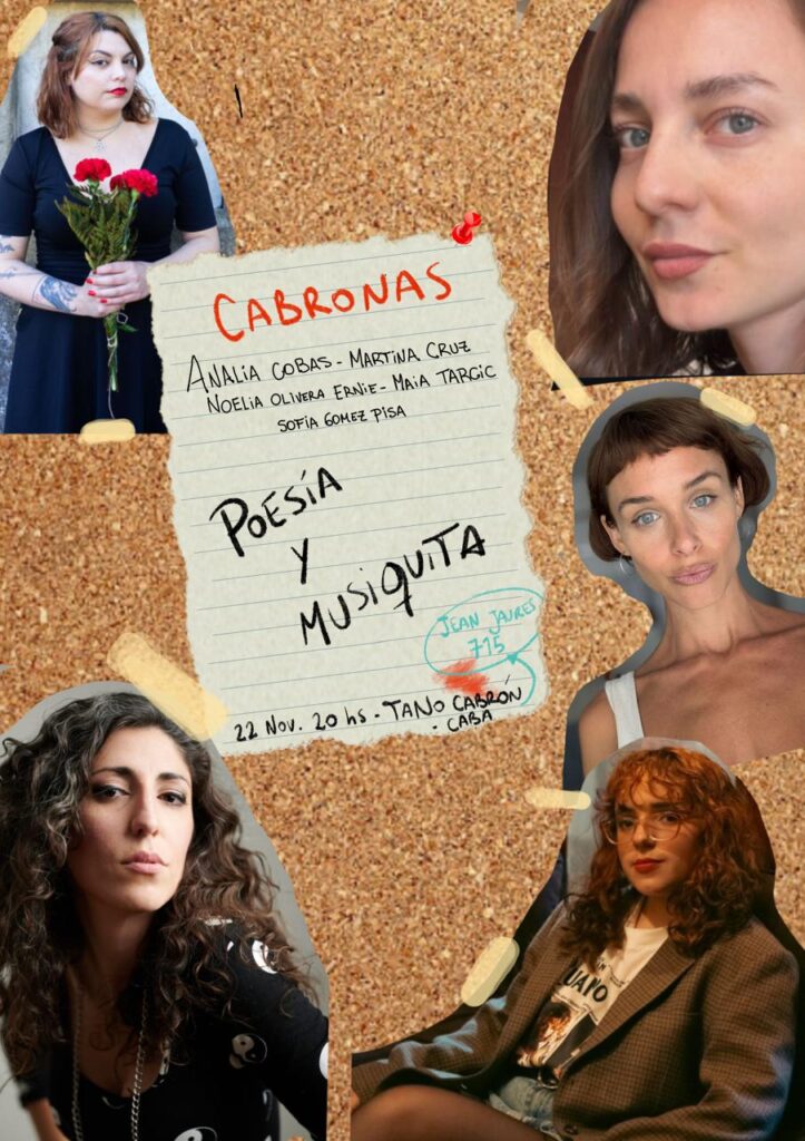 CABRONAS: poesía y musiquita en Tano Cabrón