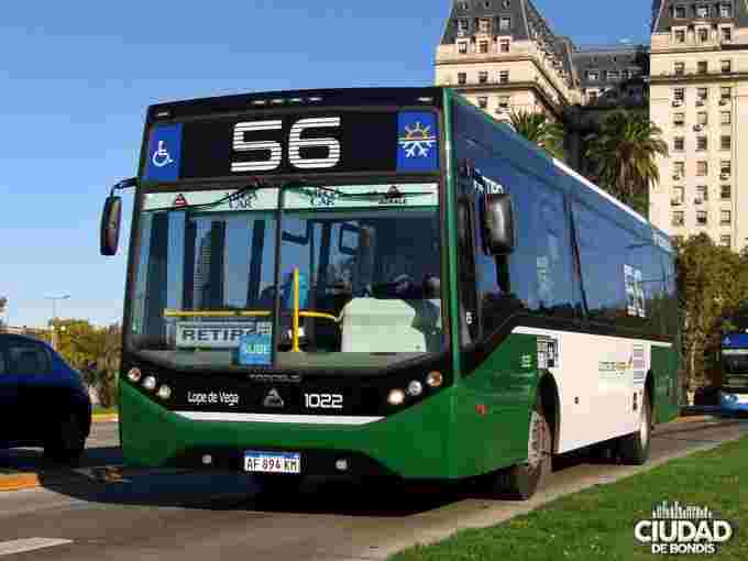 Advierten que el colectivo 56 finaliza en Plaza de los Virreyes: no llega a Retiro ni circula por Almagro y Balvanera