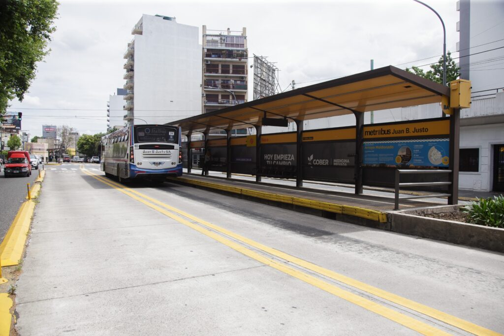 Finalizó la repavimentación del Metrobus Juan B. Justo: formará parte del TramBus 1 en Villa Crespo y Palermo