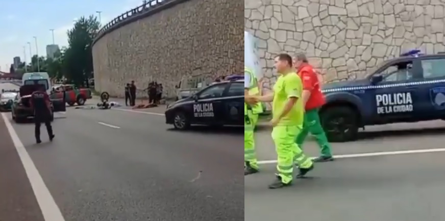 Un muerto tras el choque entre un auto y una moto en General Paz y Balbín