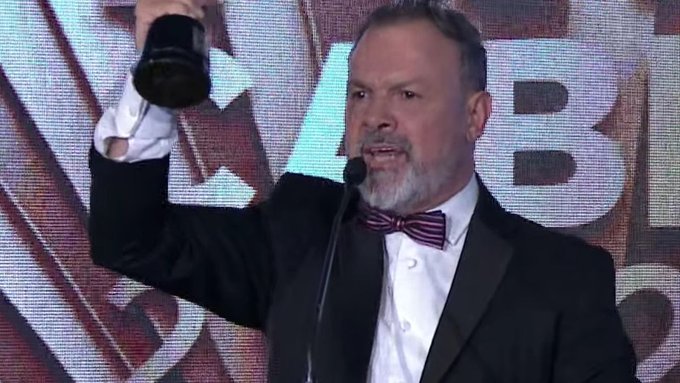 El periodista y vecino de Saavedra Gustavo Sylvestre ganó el Martín Fierro de Oro de cable