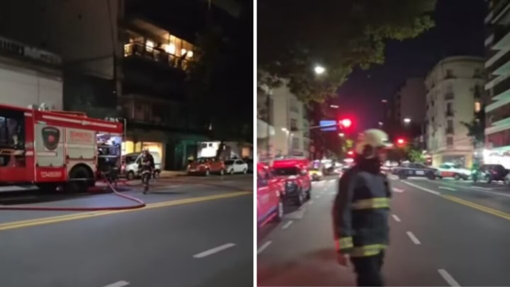 Palermo: una mujer murió y cinco personas resultaron heridas en el incendio de un edificio