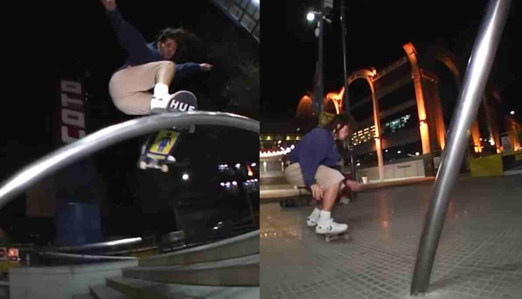 La icónica “baranda arcoíris” del Abasto, protagonista en un nuevo video internacional de skate