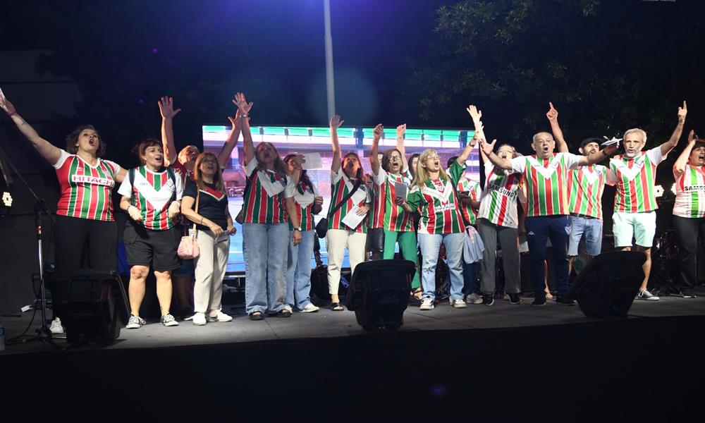 Fiesta de campeones en Liniers