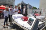 Día de la Persona Trasplantada: instalación “No hay más tiempo” frente al Obelisco para generar conciencia