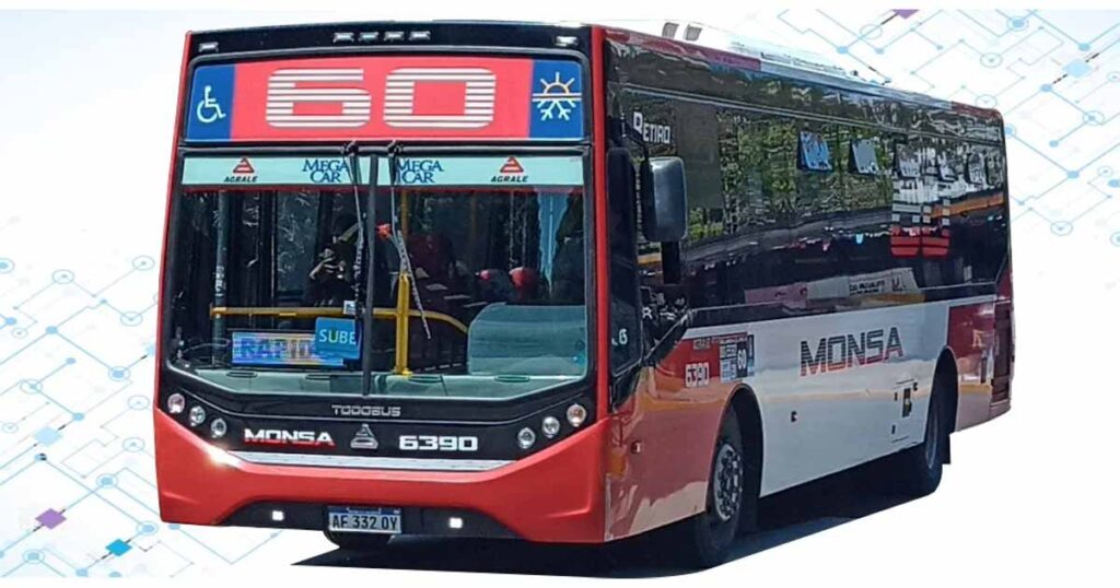 Modificación del recorrido de la línea 60