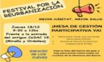 Festival por la Reurbanización: una jornada comunitaria para mejorar el hábitat y la salud del barrio