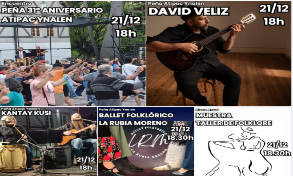 31° Aniversario Peña Atipac Ynalen en Parque Avellaneda