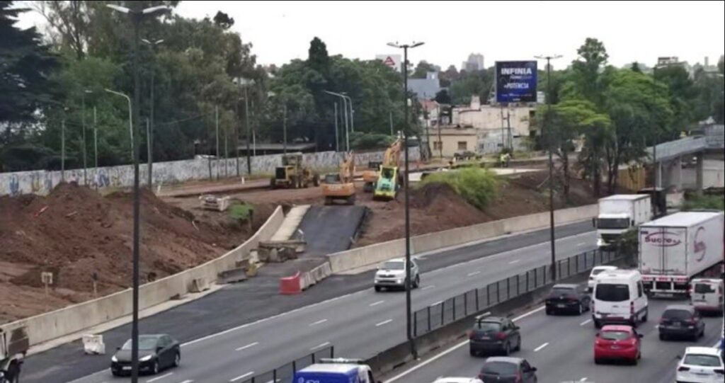 Cortes y desvíos durante el fin de semana largo por obras en el entorno de la Autopista Dellepiane