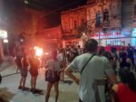 Constitución: un policía le disparó a un hombre con un cuchillo y hubo manifestaciones