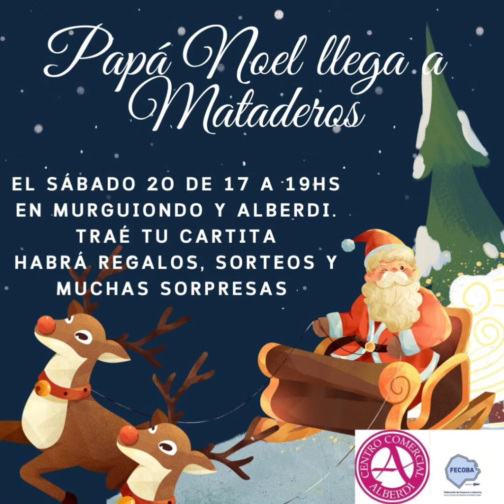 Papá Noel llega a Mataderos