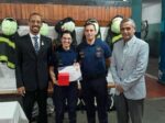 El Rotary Club Belgrano distinguió a los Bomberos del barrio