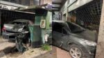 San Cristóbal: una camioneta chocó autos estacionados y uno terminó incrustado en una carpintería