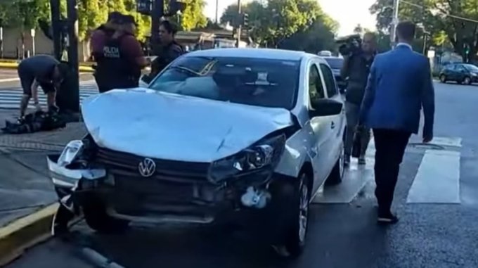 Palermo: heridos y atrapados tras un choque en Libertador y Dorrego