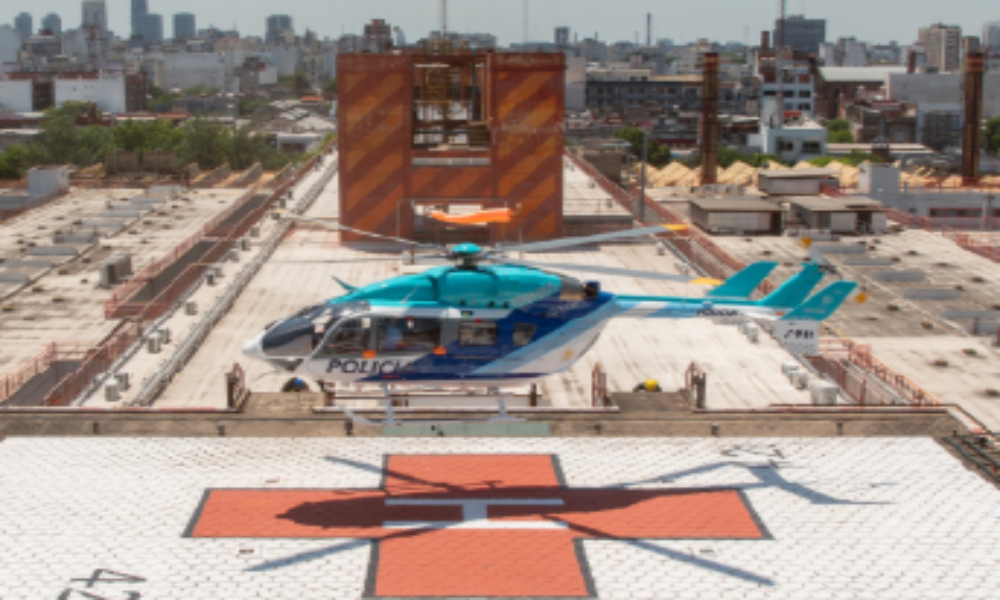 El Hospital Garrahan reactiva helipuerto tras cuatro años