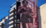 Inauguraron un gigantesco mural de Ringo Bonavena en Parque Patricios