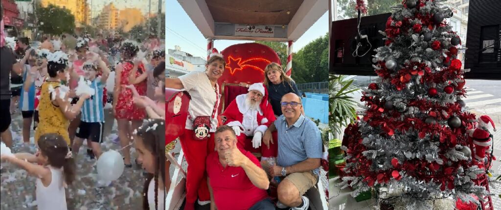 El festejo navideño organizado por comerciantes de Saavedra fue “un éxito” y hay entusiasmo por el concurso de vidrieras