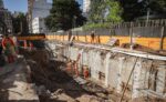 Caballito: continúa la construcción del paso bajo nivel de García Lorca y esperan inaugurarlo en mayo