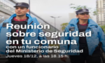Reunión sobre seguridad en la comuna 9 con autoridades comunales y policiales