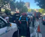 Choque en cadena en Once: cuatro vehículos involucrados y sin heridos en Pueyrredón y Valentín Gómez