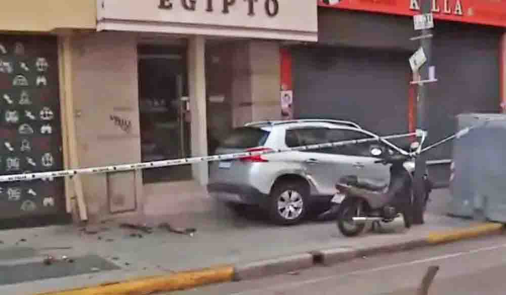 Fuerte colisión en Corrientes y Anchorena