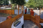 Cortaron García del Río y Ciudad de la Paz por el avance de obras hídricas