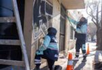 La Ciudad avanza con la recuperación de frentes vandalizados en barrios porteños