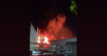Incendio y derrumbe en una fábrica textil de Parque Chas