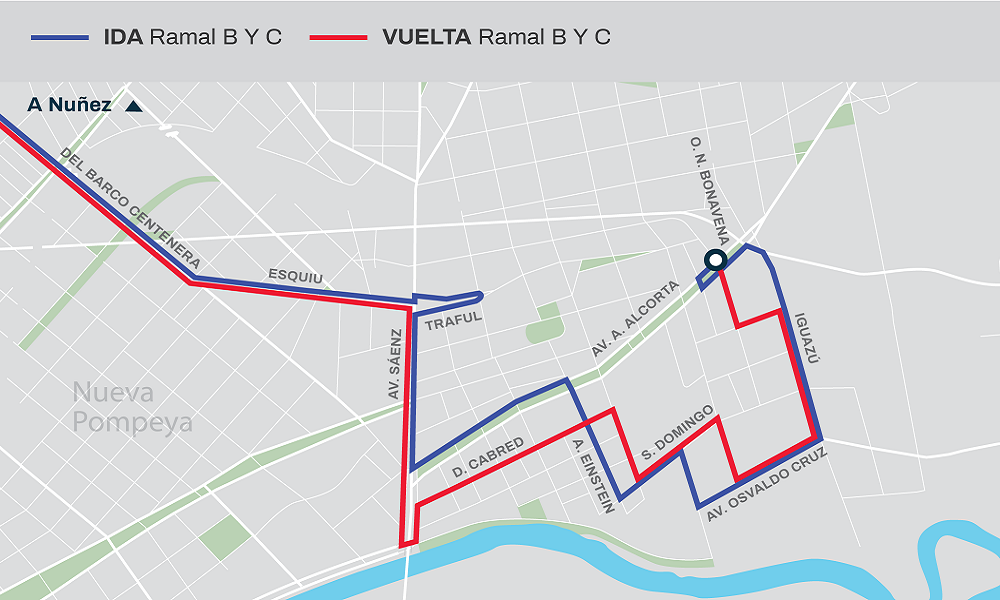 Extienden el recorrido de la Línea 42 en Pompeya: ahora llegará al Barrio Espora