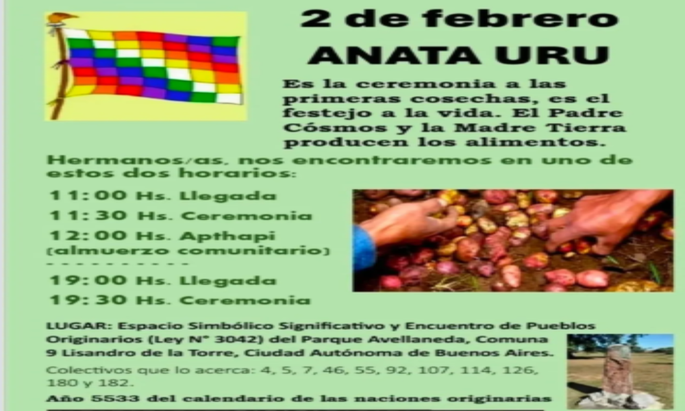 Anata Uru en Parque Avellaneda: Fiesta de las Primeras Cosechas de Pueblos Originarios