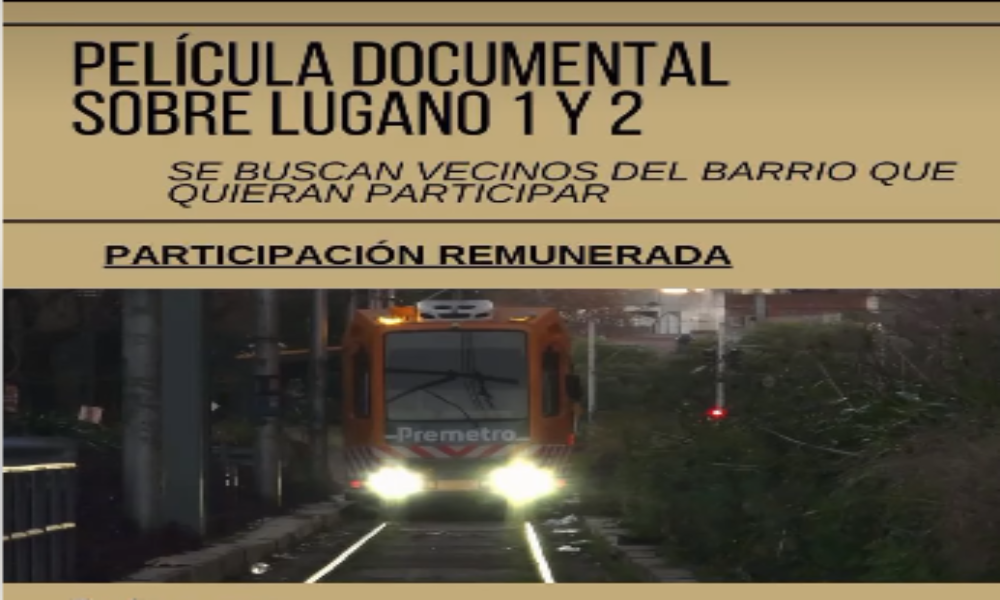 Villa Lugano Busca Voces del Barrio para su Primera Película Documental