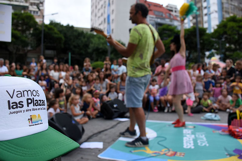 Balvanera: llega “Verano en las Plazas” con talleres, juegos y espectáculos para toda la familia