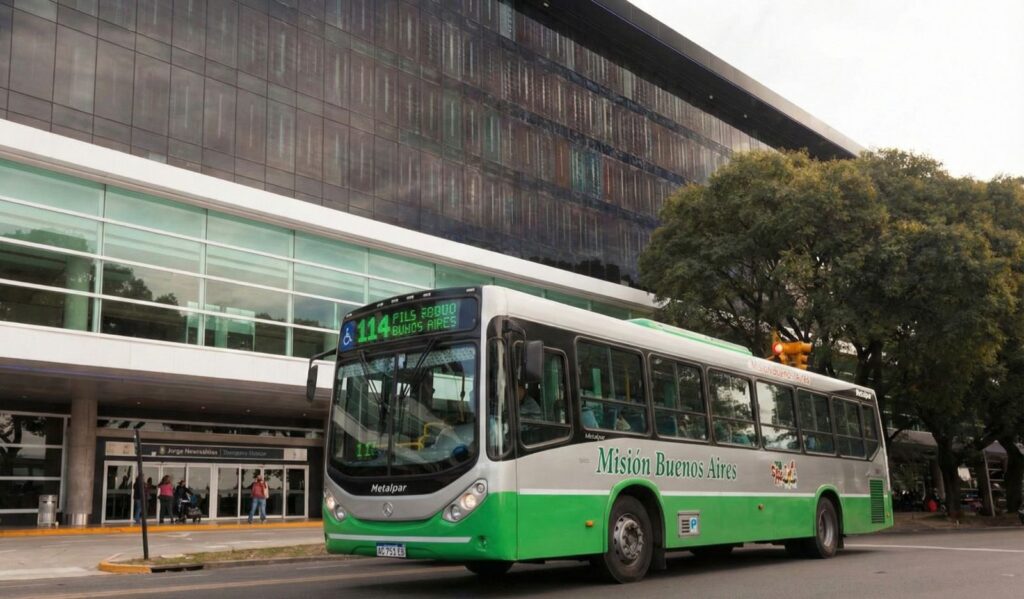 La línea 114 ya llega a Aeroparque y suma conexión directa desde Villa Devoto