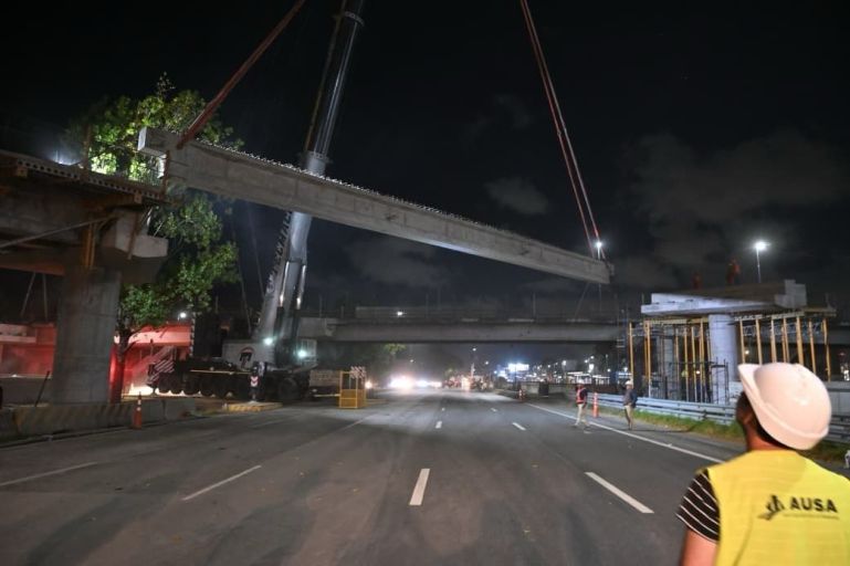 Núñez: Obras para ampliar el Puente Labruna